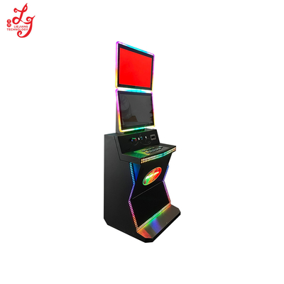 23.6 Inch Casino Dual Monitors Touch Screen Gaming Cabinet Video Slot Gaming Machines For Sale