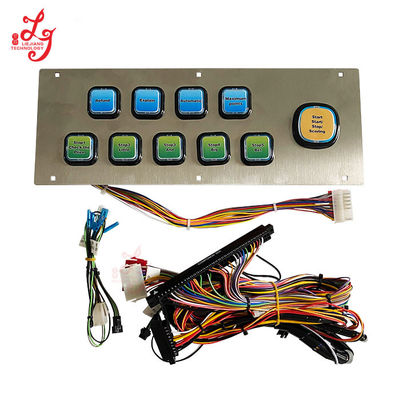 Harness Buttons Panel For Crazy Money Gold Video Slot Game Touch Screen Video Slot Games Machines