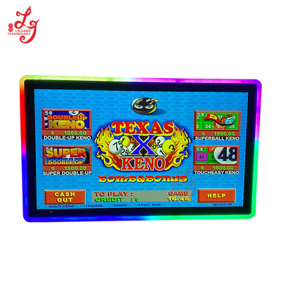 Texas Keno Game PCB Boards 22 19 Inch Touch Screen Gaming Monitor Machines