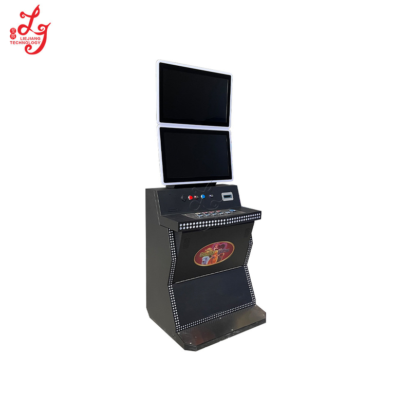 Dual Monitors 23.6 Inch Metal Box Casino Touch Screen Gaming Cabinet Video Slot Gaming Machines For Sale